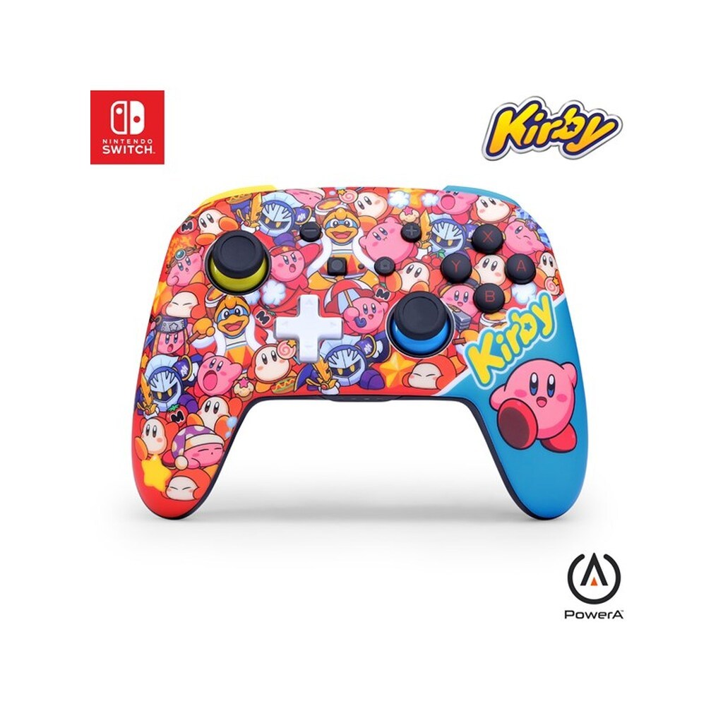 PowerA Enhanced trådløs controller til Nintendo Switch - World of Kirby