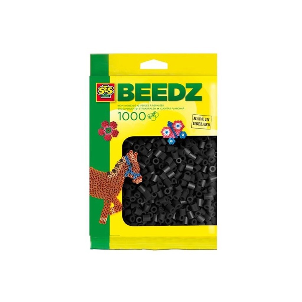 SES Creative Iron-on Beads - Black 1000pcs.