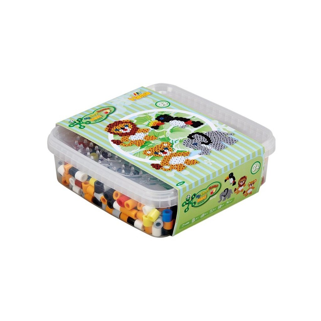Hama Bead Set Maxi - Wild Animals 600 pcs