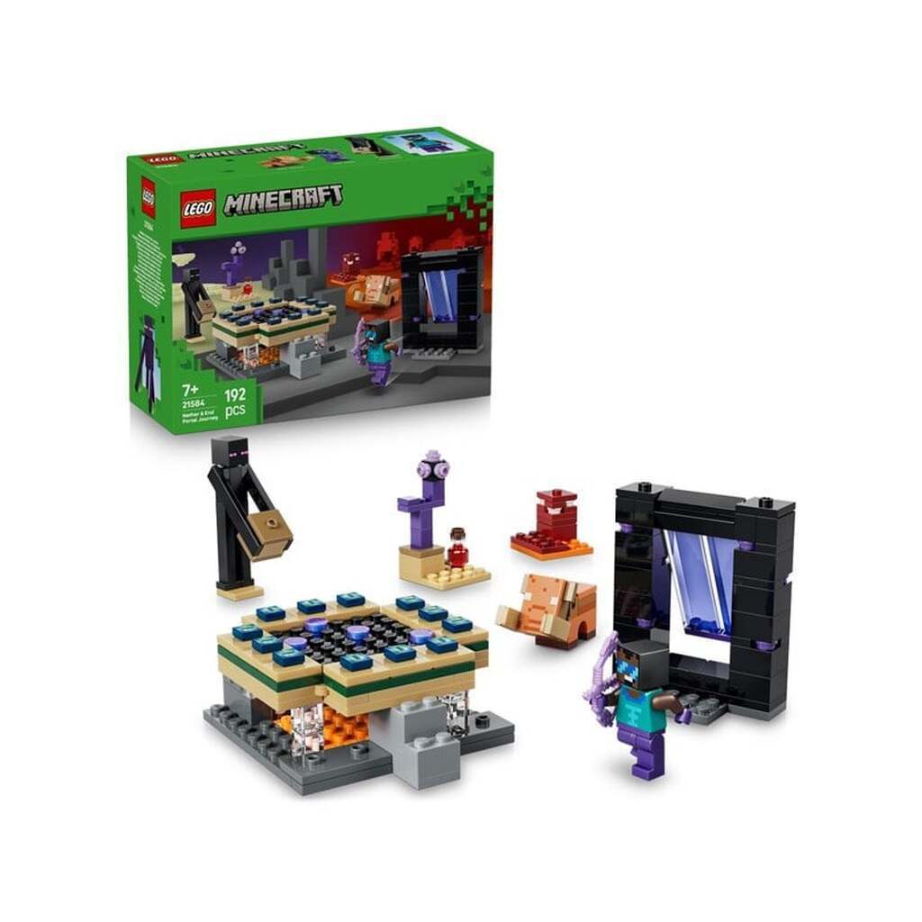 LEGO Minecraft 21584 Nether- og End-portalrejse