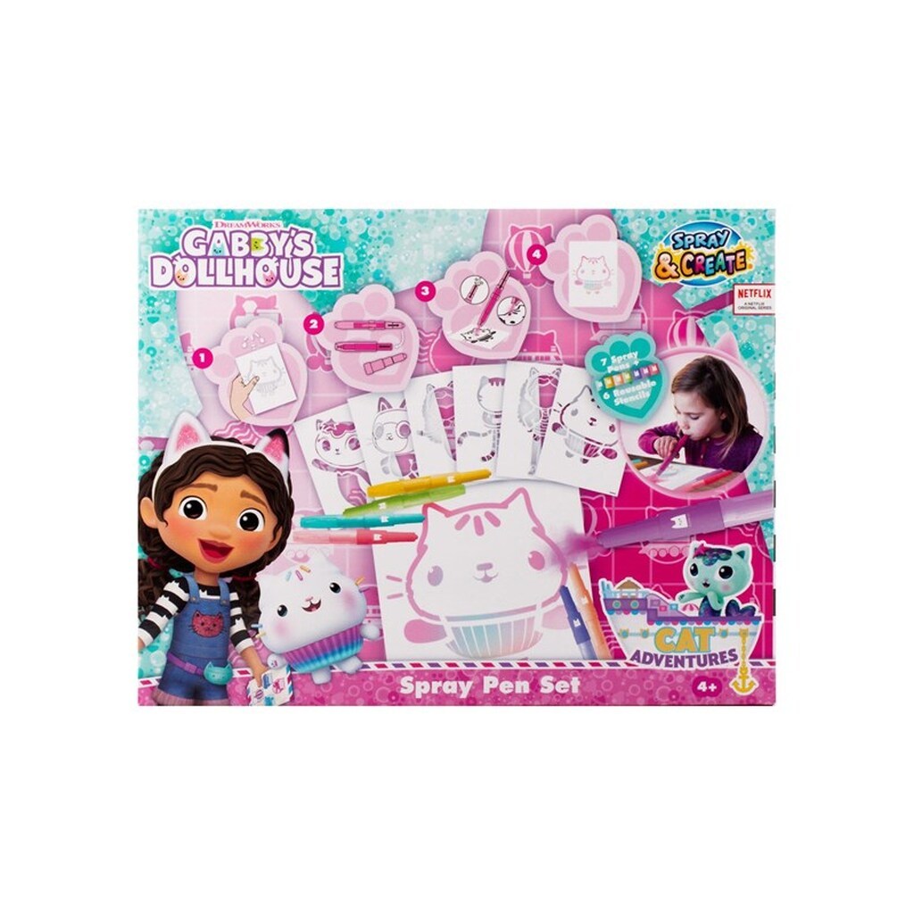 Gabby&apos;s Dollhouse Blow Pen Set