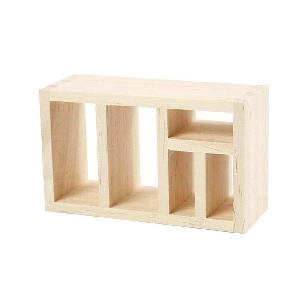 Creativ Company - Wooden Mini Bookshelf 10 x 6 x 4 cm