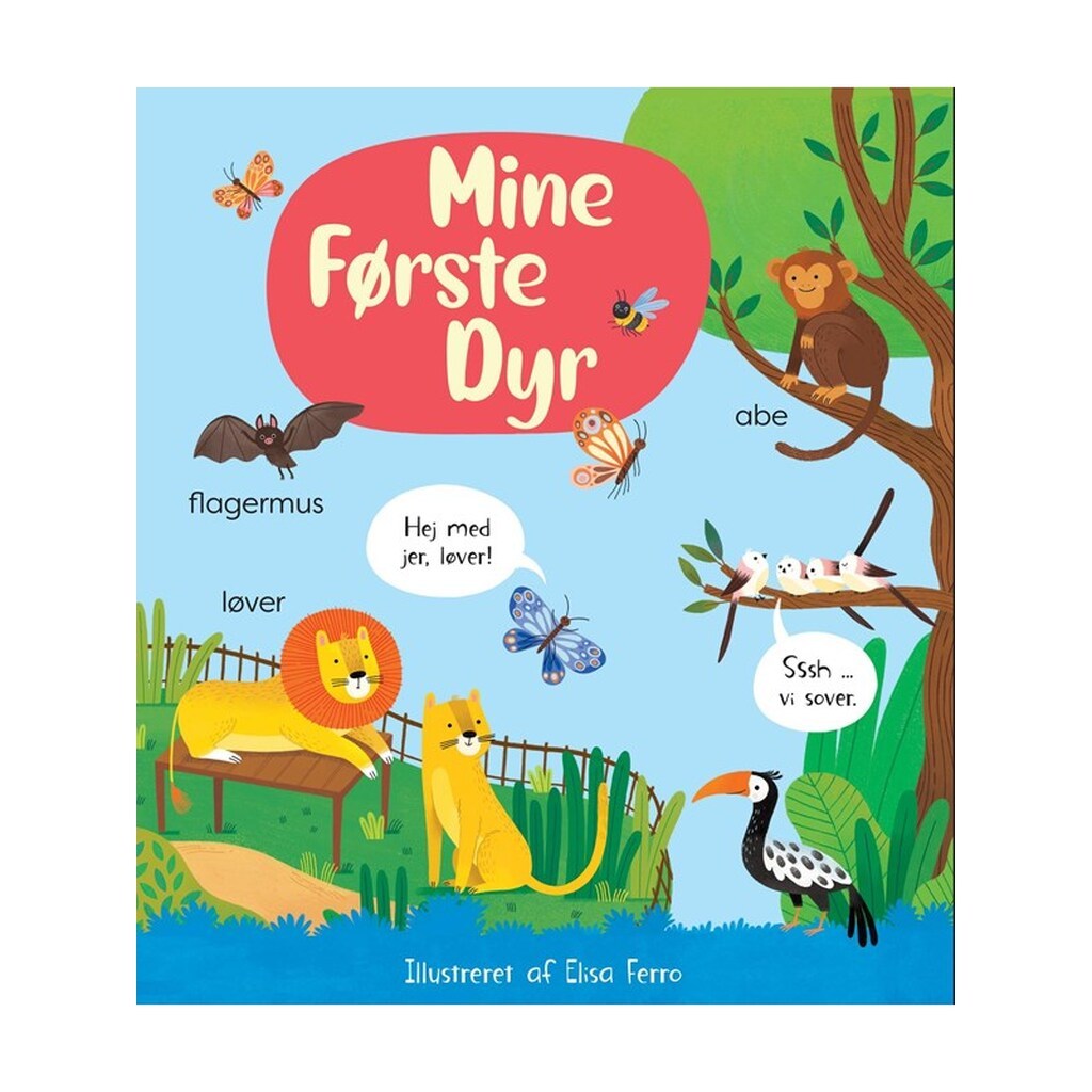 Mine første dyr - Børnebog - Board books