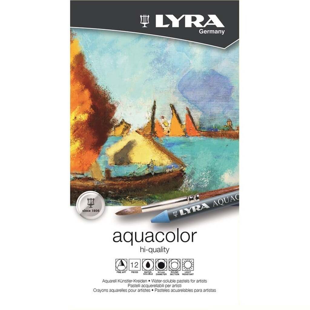 Lyra Aquacolor Metal Case 12 pcs