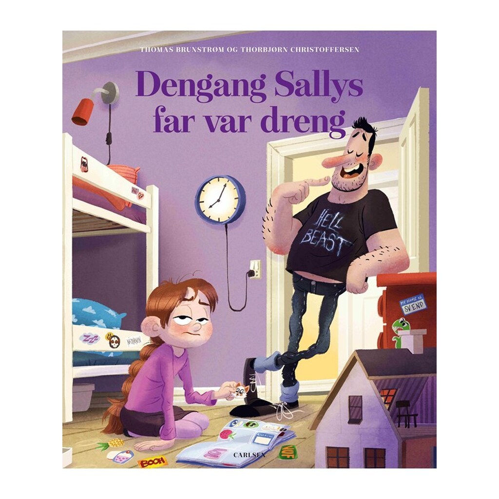 Dengang Sallys far var dreng - Børnebog - Hardcover