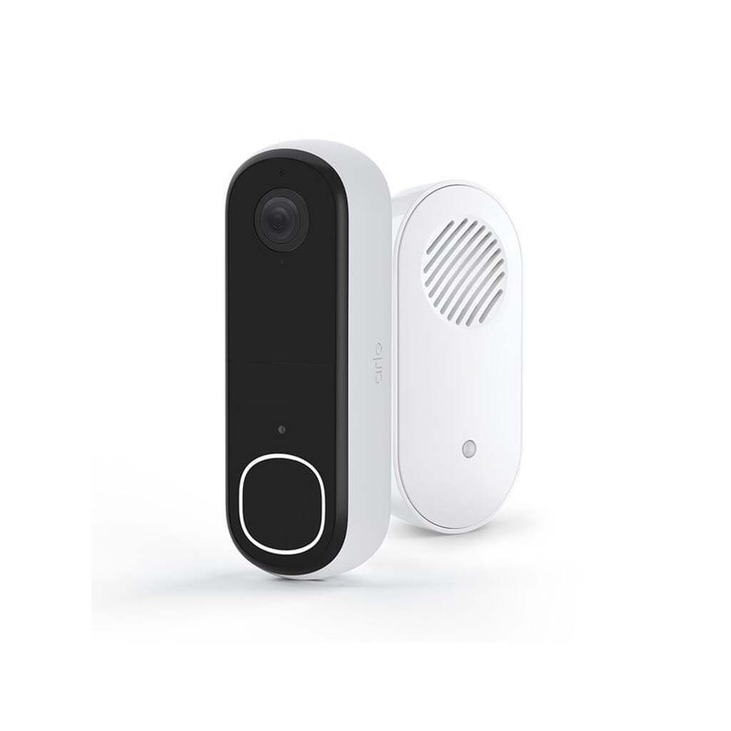Arlo 2K video-dørklokke + chime