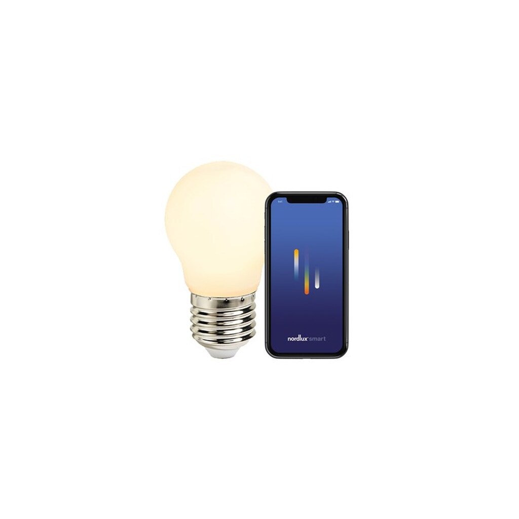 Nordlux Smart Filament G45 4,7W LED 2200-6500K E27, mat