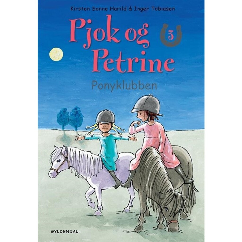 Pjok og Petrine 3 - Ponyklubben - Børnebog - Hardcover