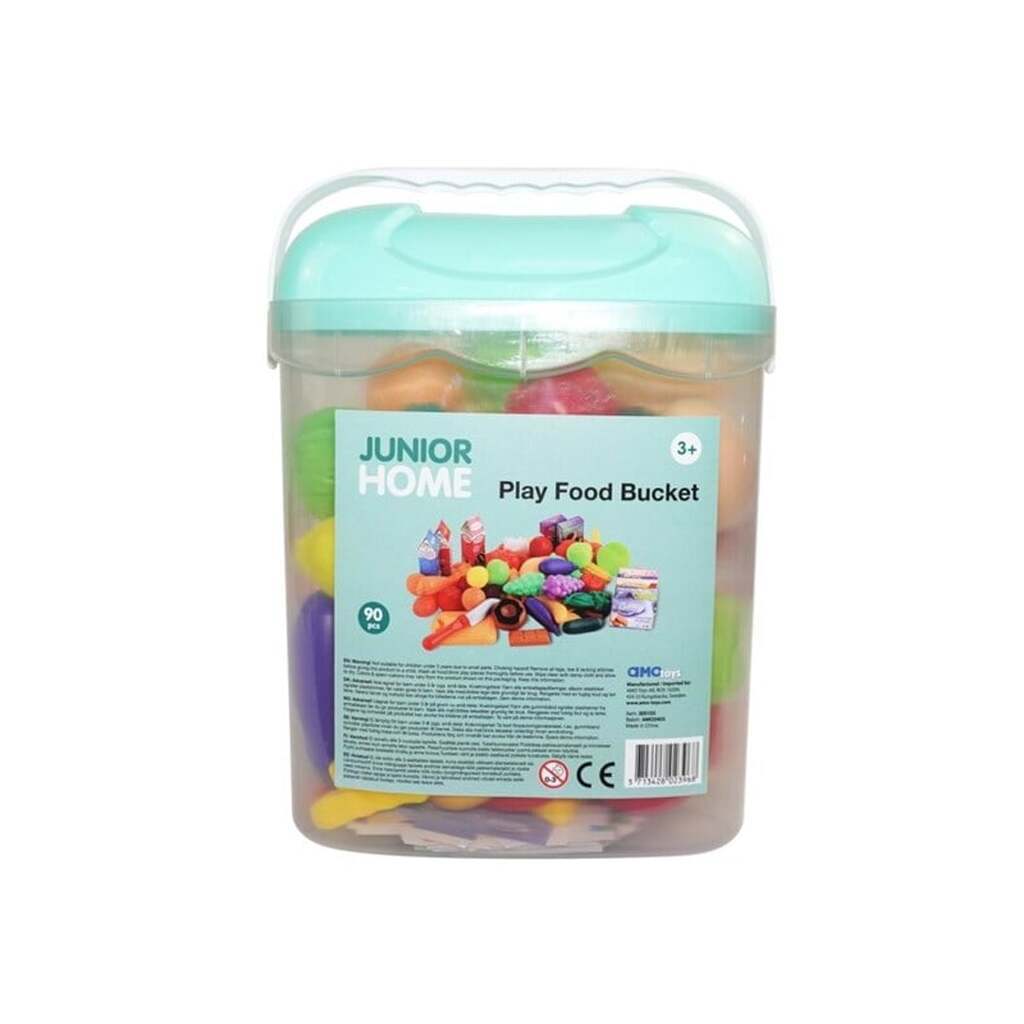 Junior Home Play Food Bucket 90 pcs