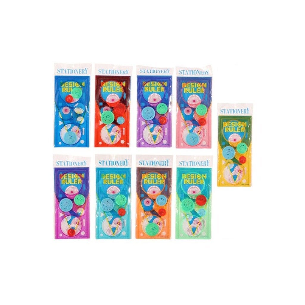 Jono Toys Spirograph &amp; Ruler Character Set (Assorted)
