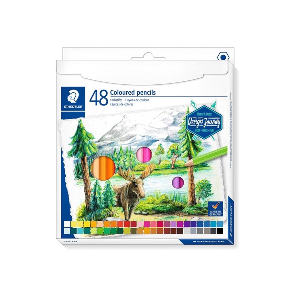 Staedtler Farveblyant 48 stk. ass. 100% PEFC