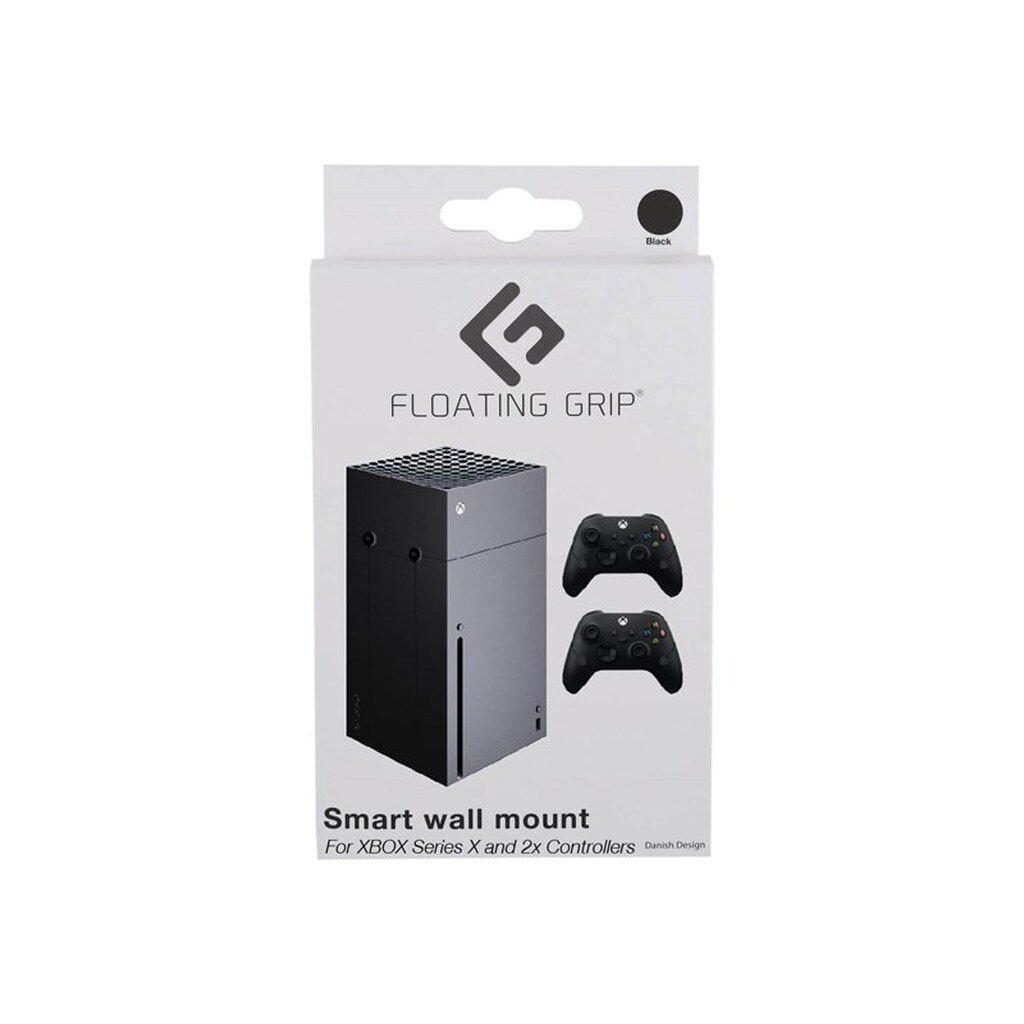 Floating Grip Xbox Series X Wall Mount Standard Bundle - Black - Miscellaneous Tilbehør til spillekonsol - Microsoft Xbox Series X