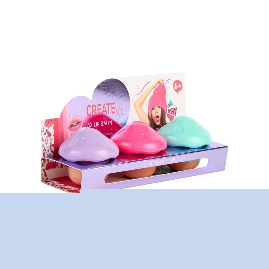 Canenco Create It! Beauty Lip Balm Mushroom 3-piece