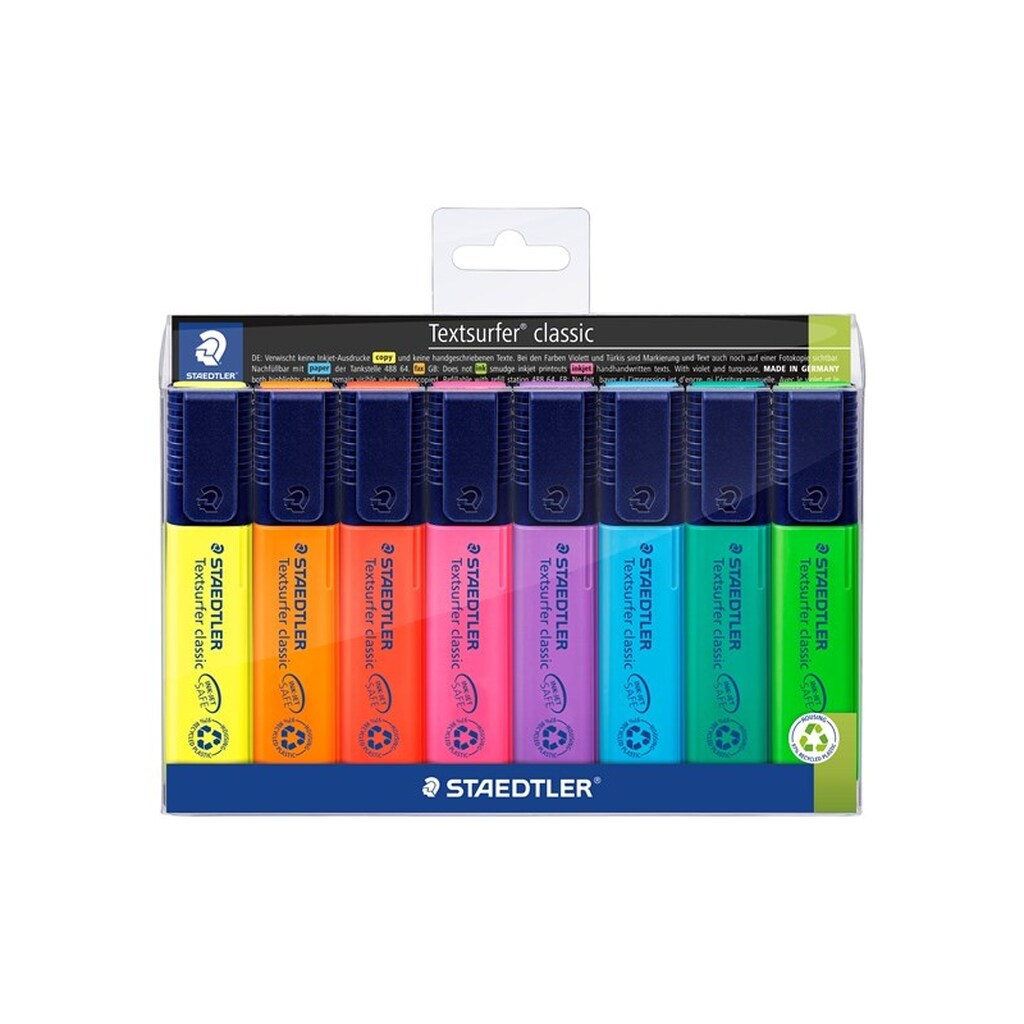 Staedtler Textsurfer Classic Inkjet 8 ass/etui