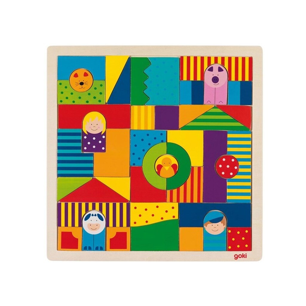 Goki Wooden Farm Puzzle