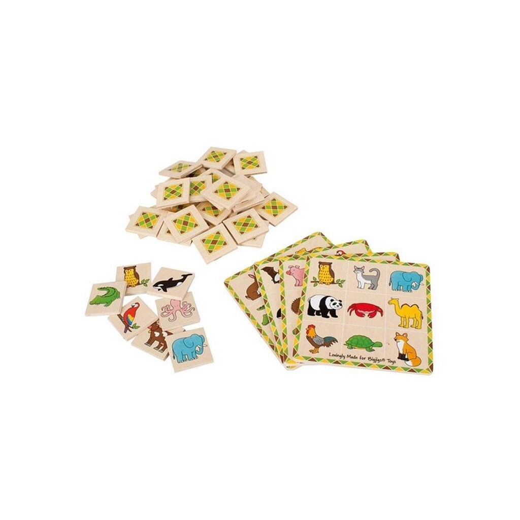 Bigjigs Wooden Animal Lotto