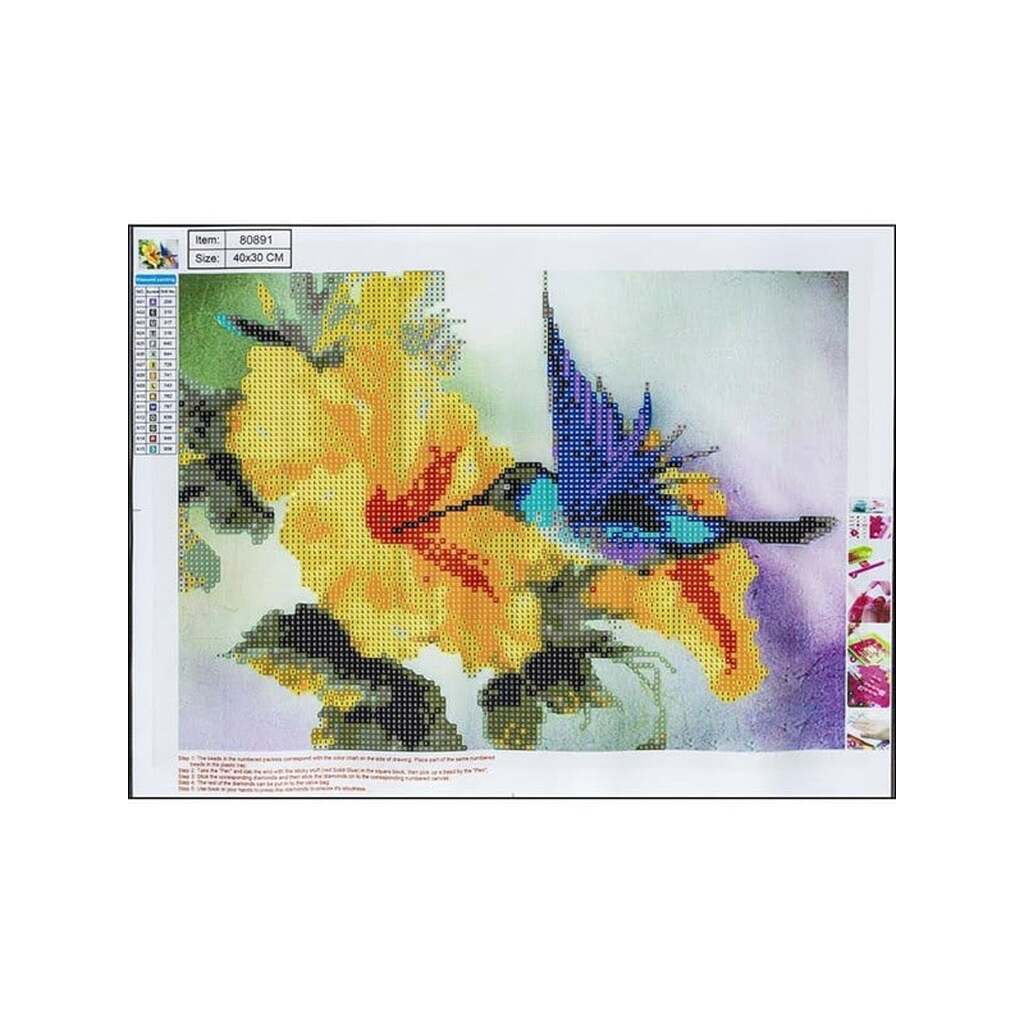 CENTRUM Diamond Painting 30*40cm. KOLIBRI