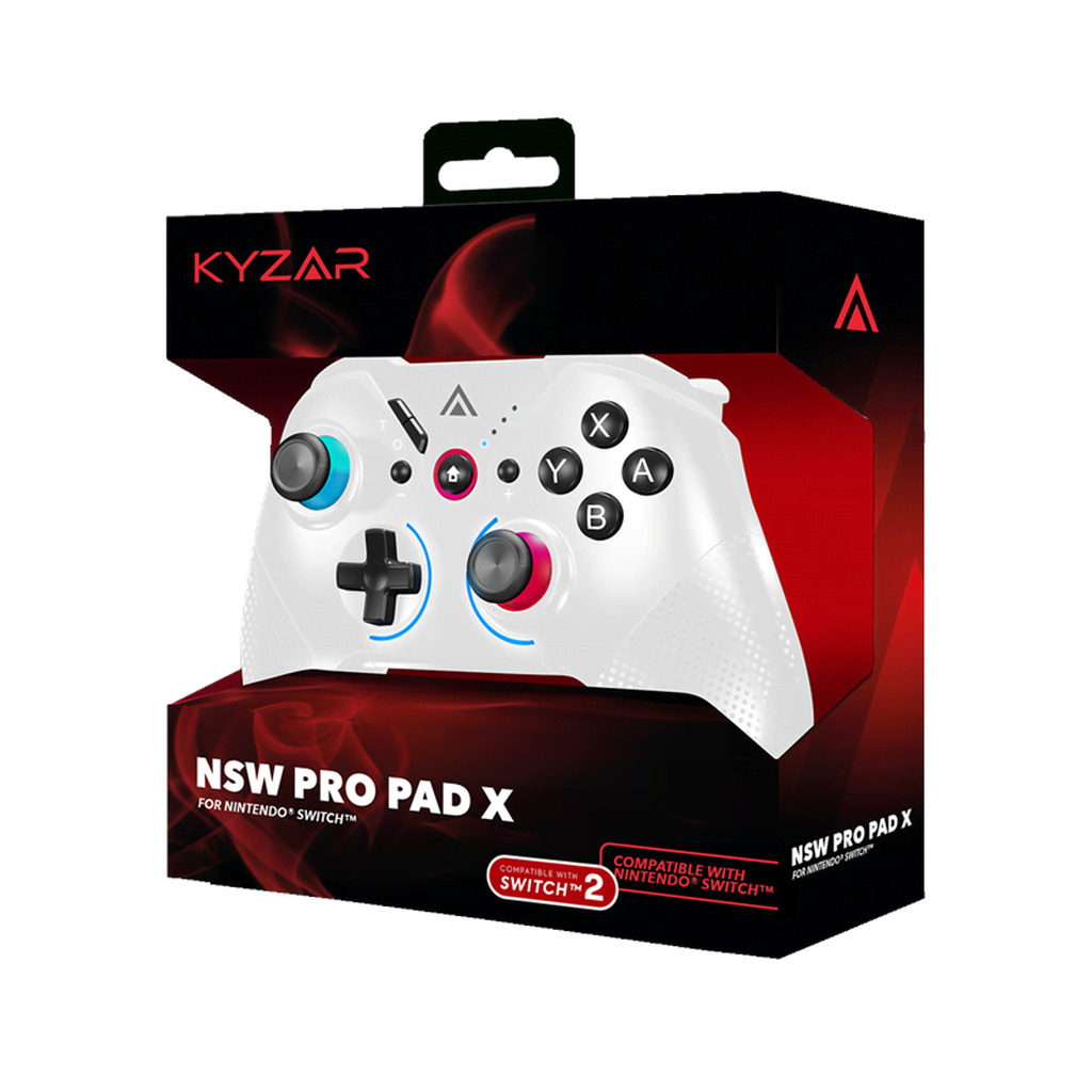 Kyzar Switch Pro - White - Wireless Controller - Nintendo Switch 2