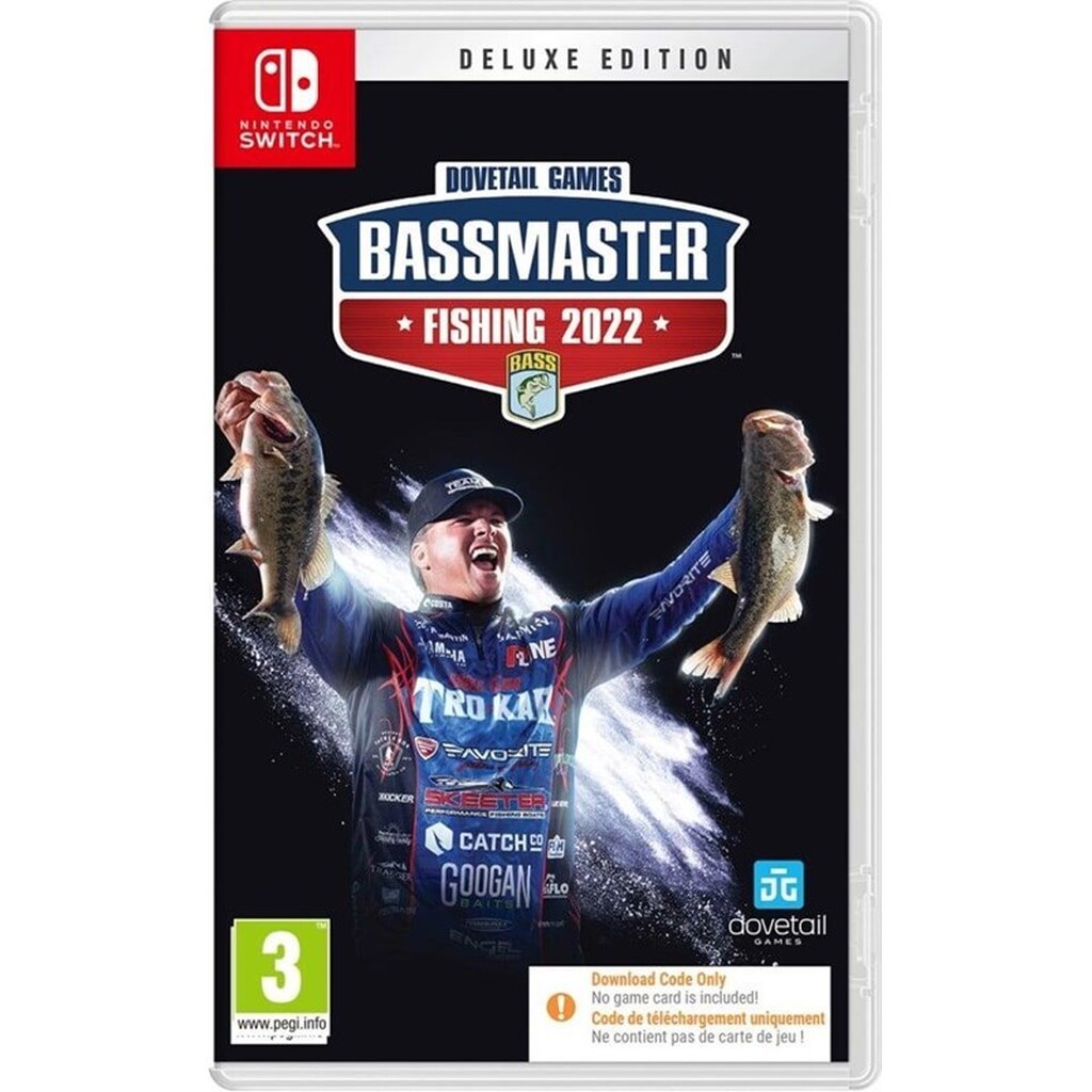 Bassmaster Fishing 2022 (Deluxe Edition) - Code in a Box - Nintendo Switch - Simulator