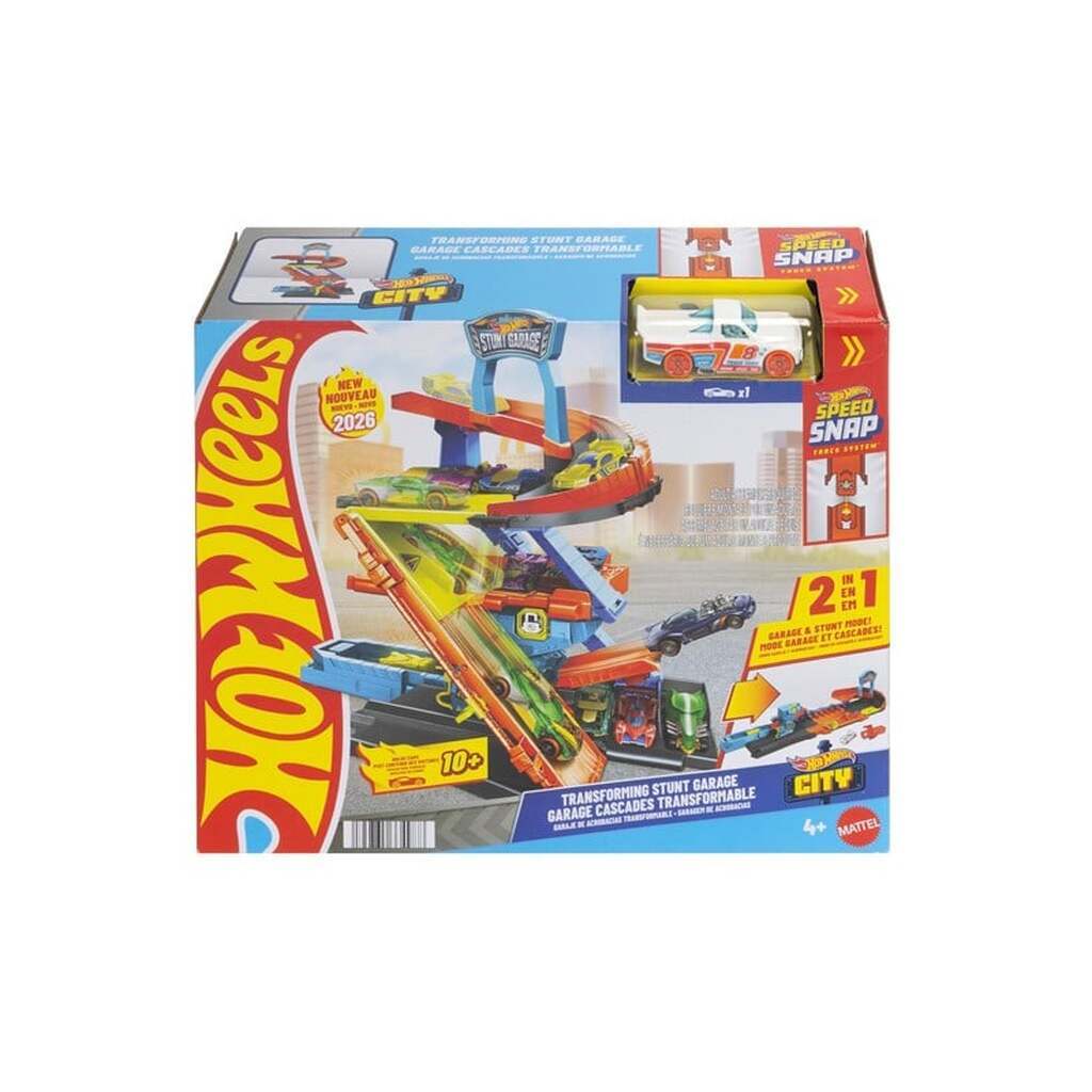 Hot Wheels City Transforming Stunt Garage