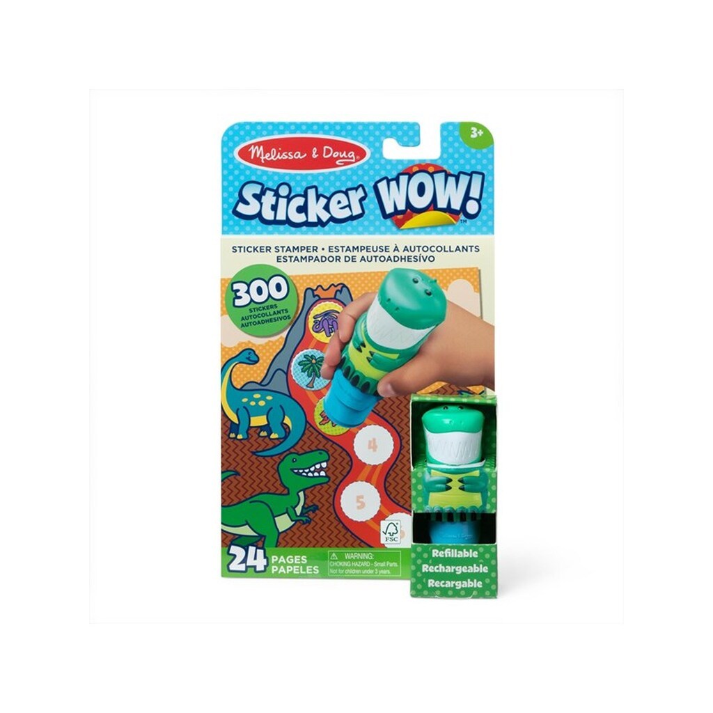 Melissa &amp; Doug Sticker WOW! Dinosaur