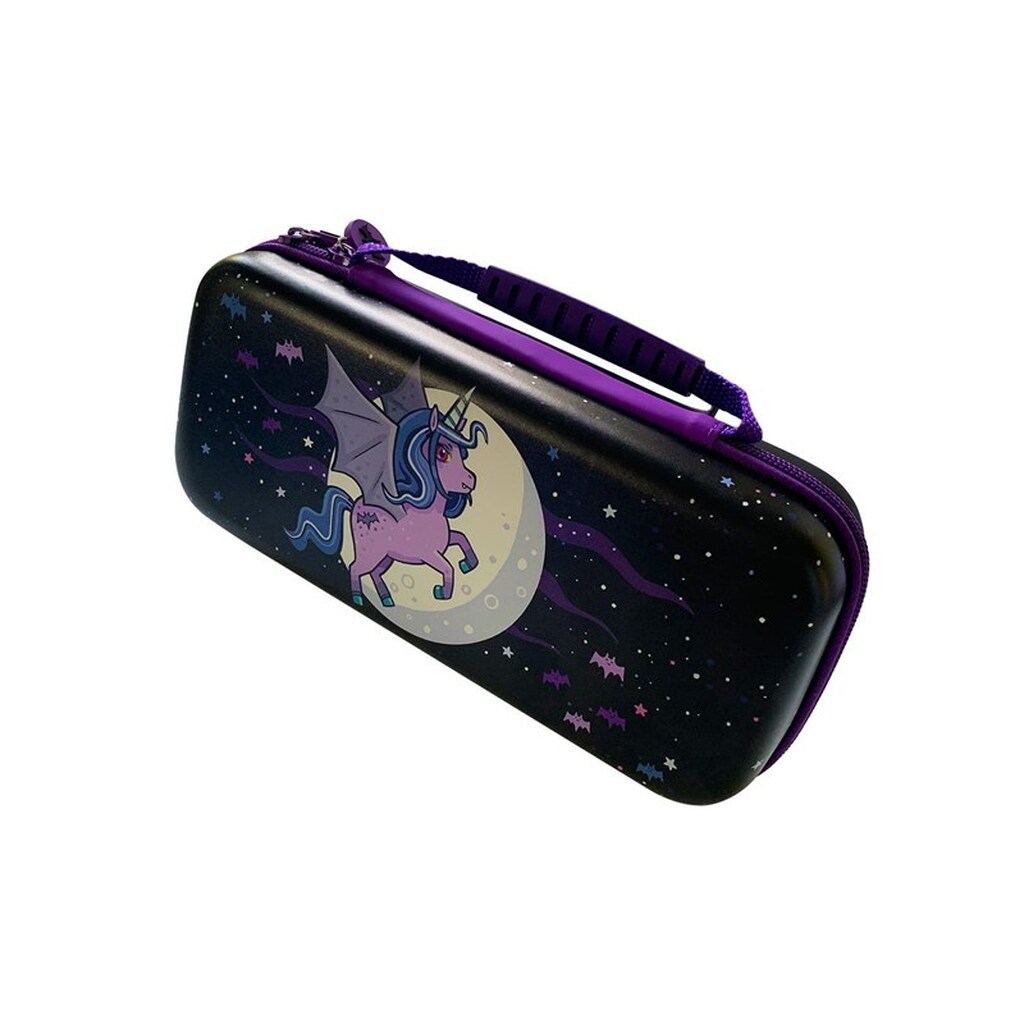 iMP TECH Switch Lite Protective Carry &amp; Storage Case - Moonlight Unicorn - Miscellaneous Taske - Nintendo Switch Lite