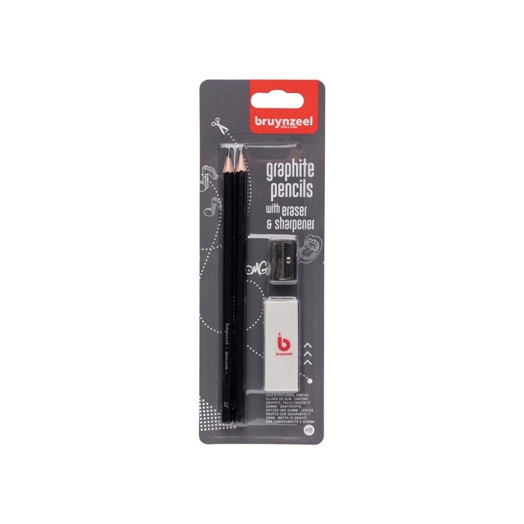 Bruynzeel Graphite Pencil Set 4 pcs.