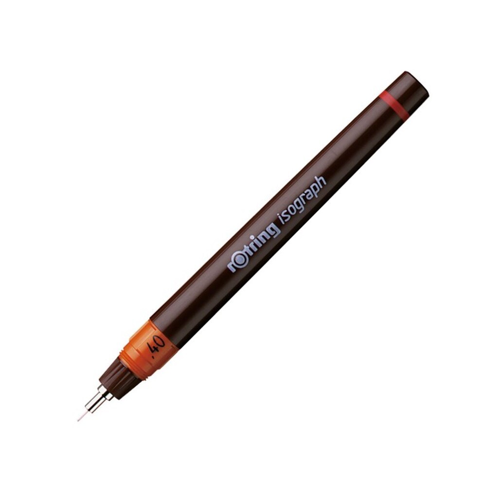 Rotring rOtring Isograph Teknisk Tegning Pen | 0,40 mm | Genopfyldelig fineliner pen