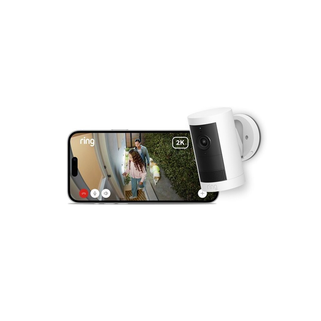 Ring Outdoor Cam Plus Battery White