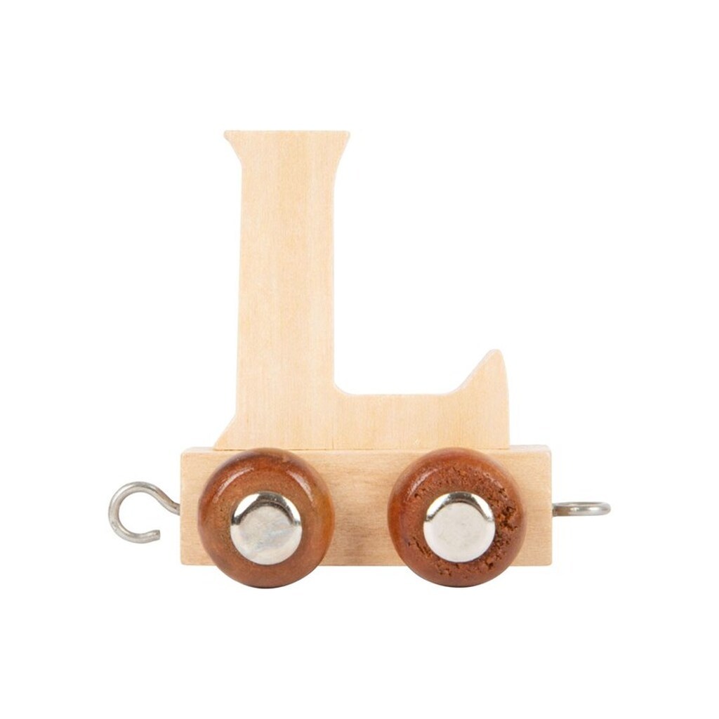 Small Foot - Wooden Letter Train - L - 12 pieces