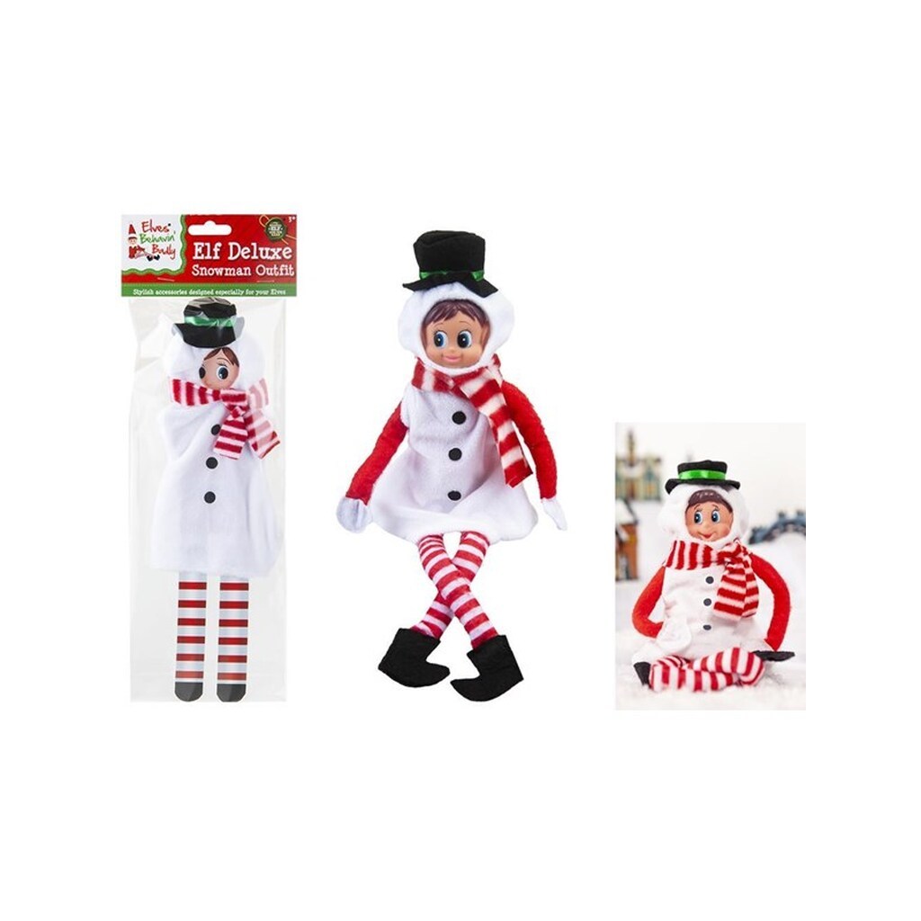 Elves Behavin&apos; Badley Elf Snowman Outfit