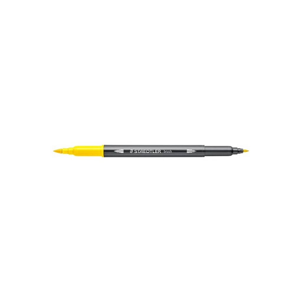 Staedtler STAEDTLER AKVAREL BRUSH PEN GUL, ÆSKE 10 STK