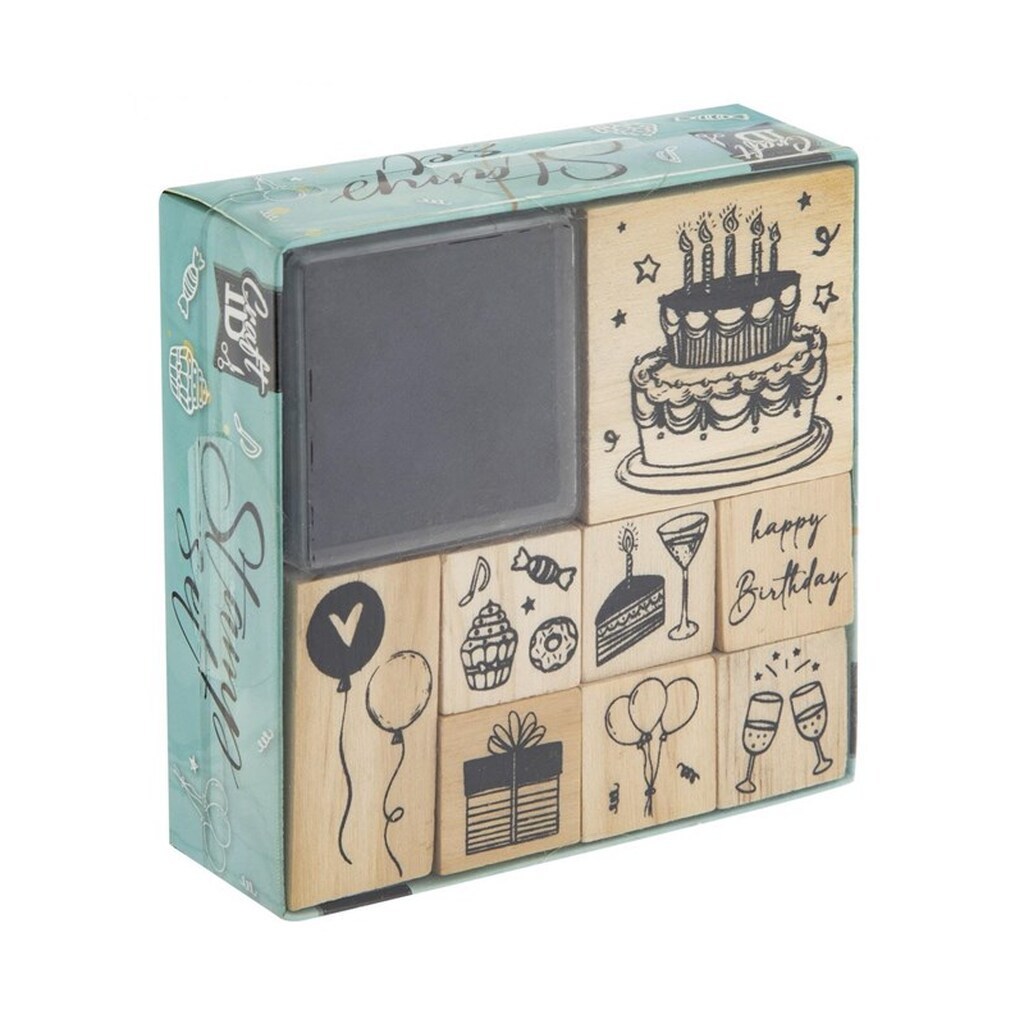 Creative Craft Group Stempelsæt 8 stempler + stempelpude