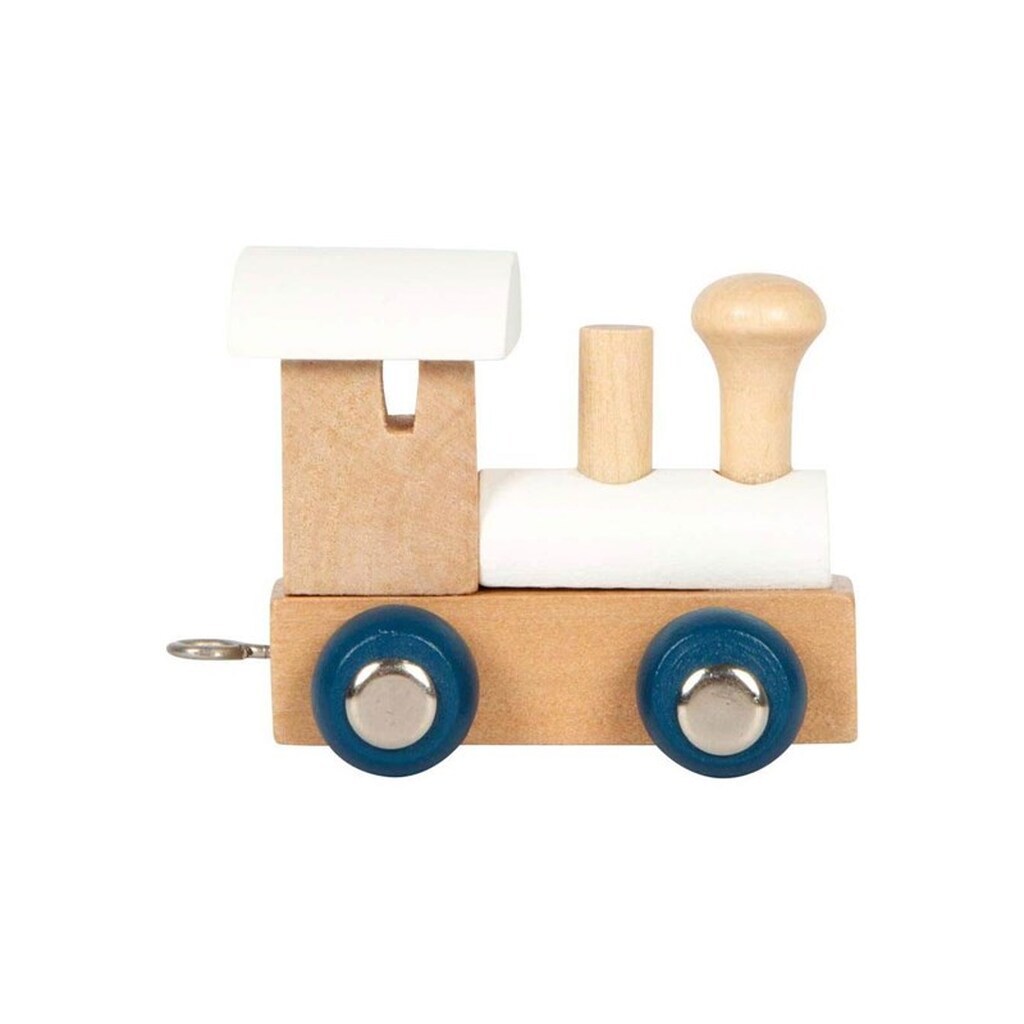 Small Foot - Wooden Letter Train Polar - Locomotive White