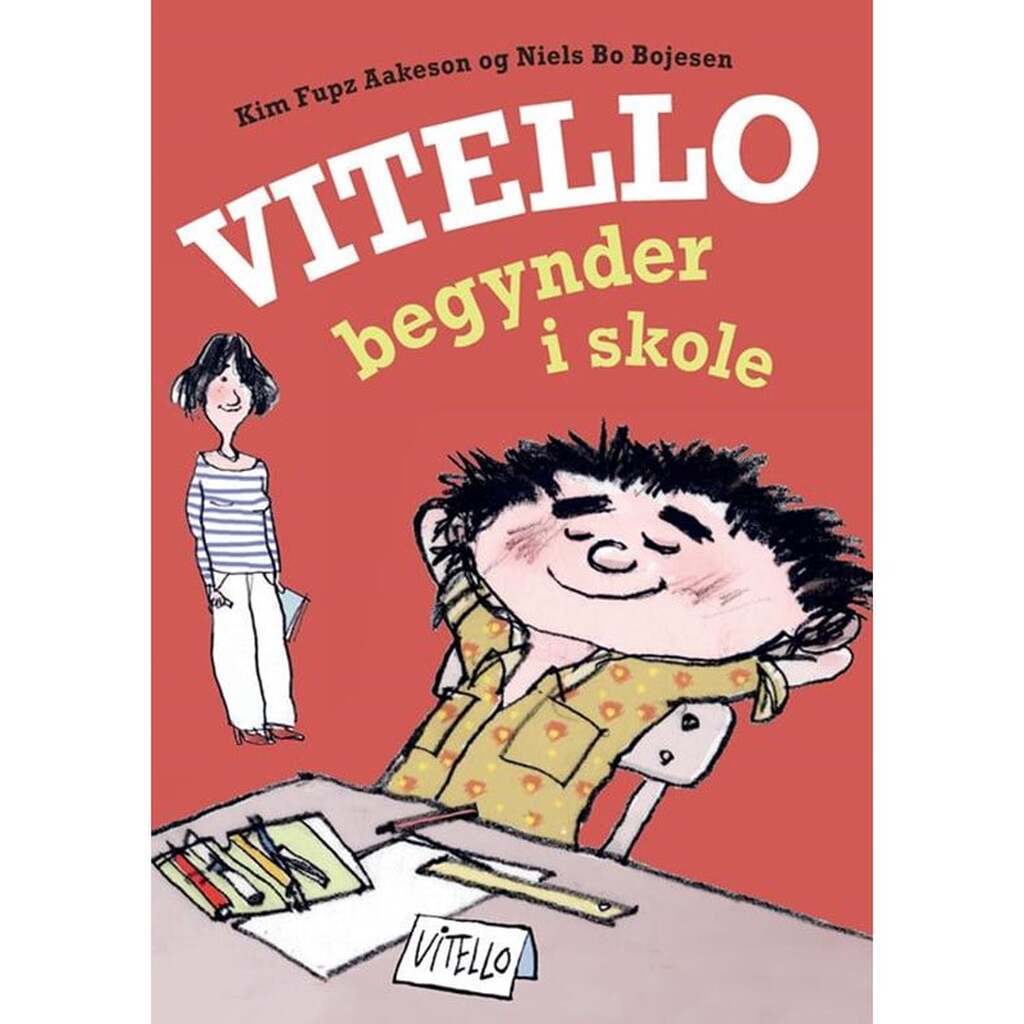Vitello begynder i skole - Børnebog - Hardcover