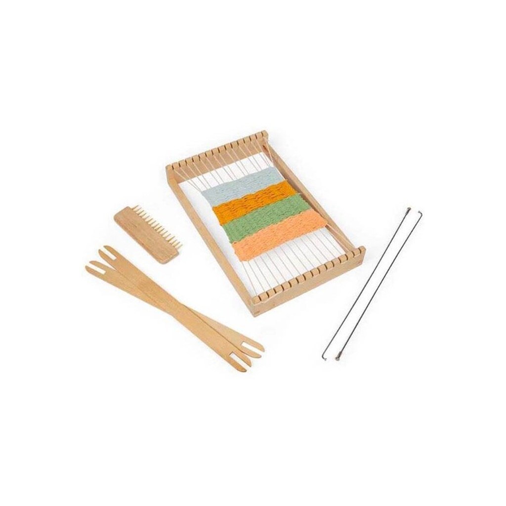 Bigjigs Wooden Weaving Frame Set 10pcs.