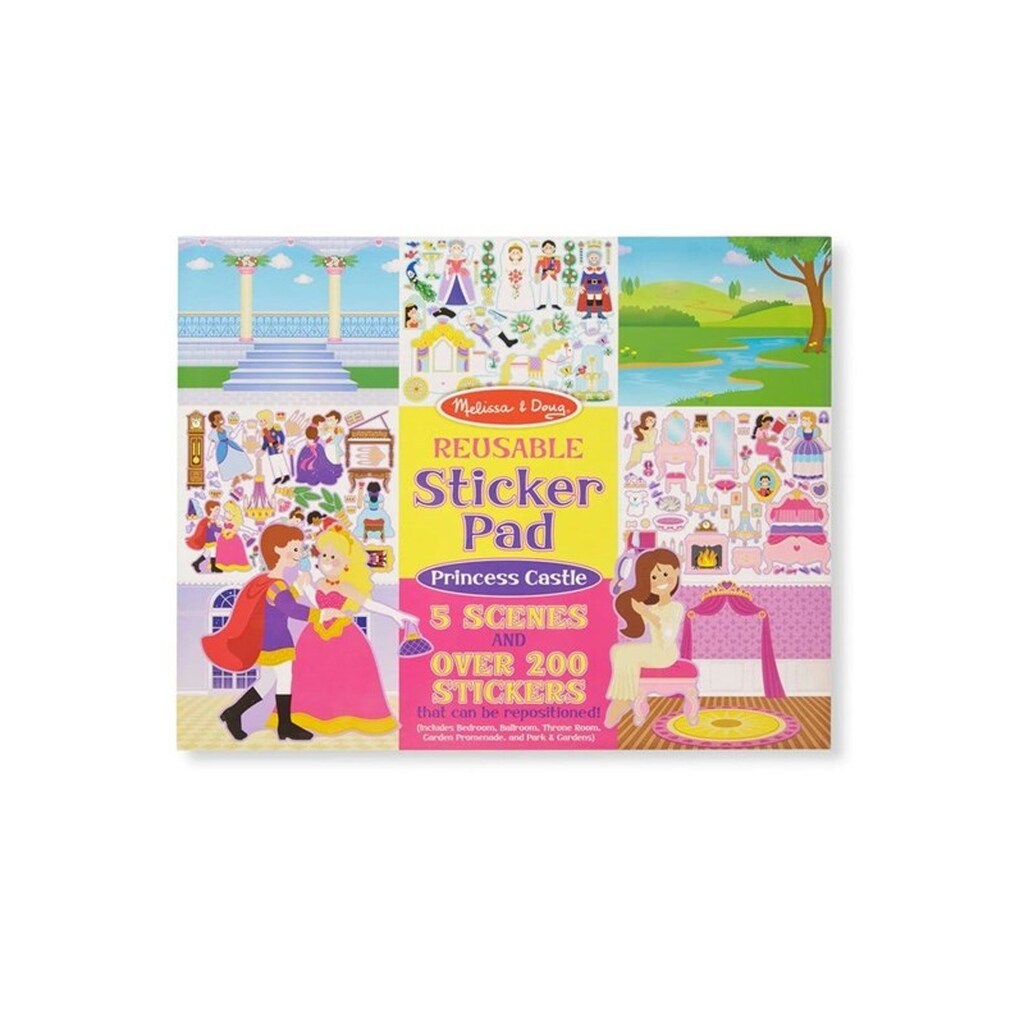 Melissa &amp; Doug - Reusable sticker pad - Princess Castle