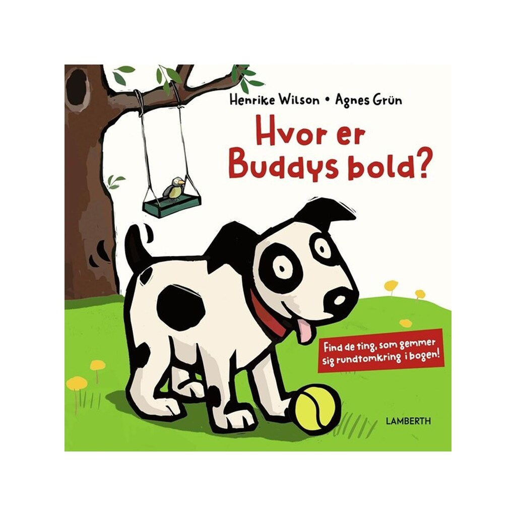 Hvor er Buddys bold? - Børnebog - Hardcover