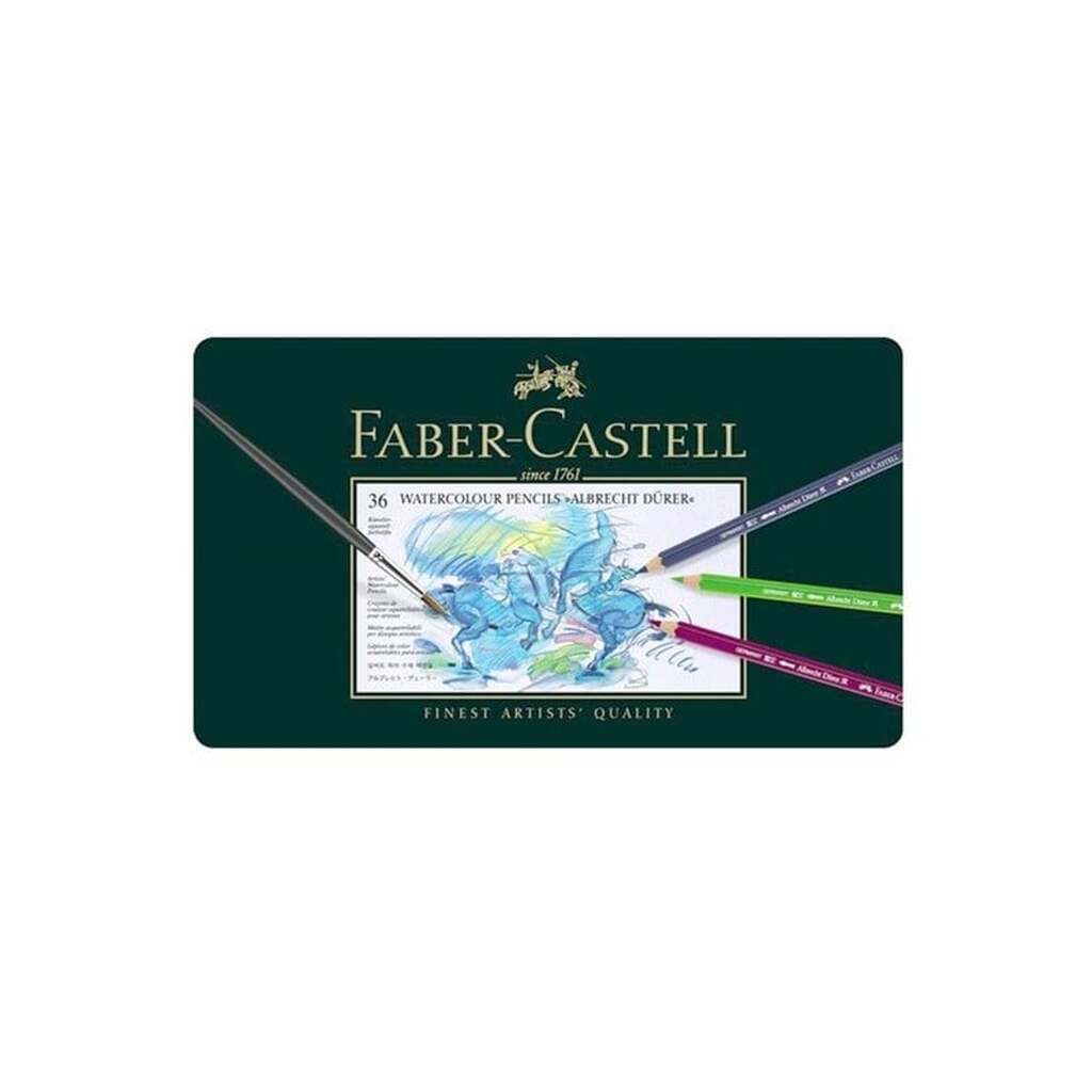Faber-Castell - Albrecht Dürer Watercolor colored pencils - Metal box with 36 pcs