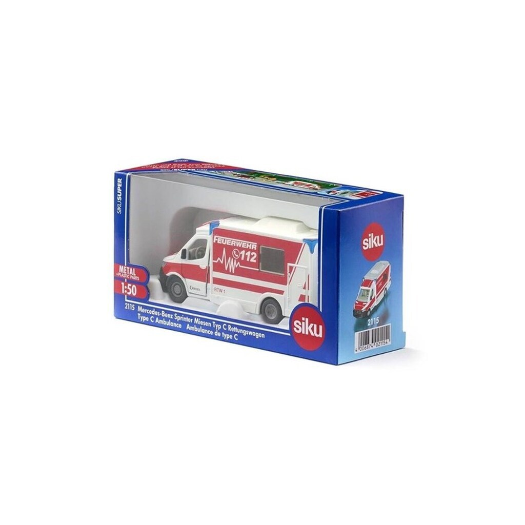 SIKU 1:50 Ambulance Mercedes