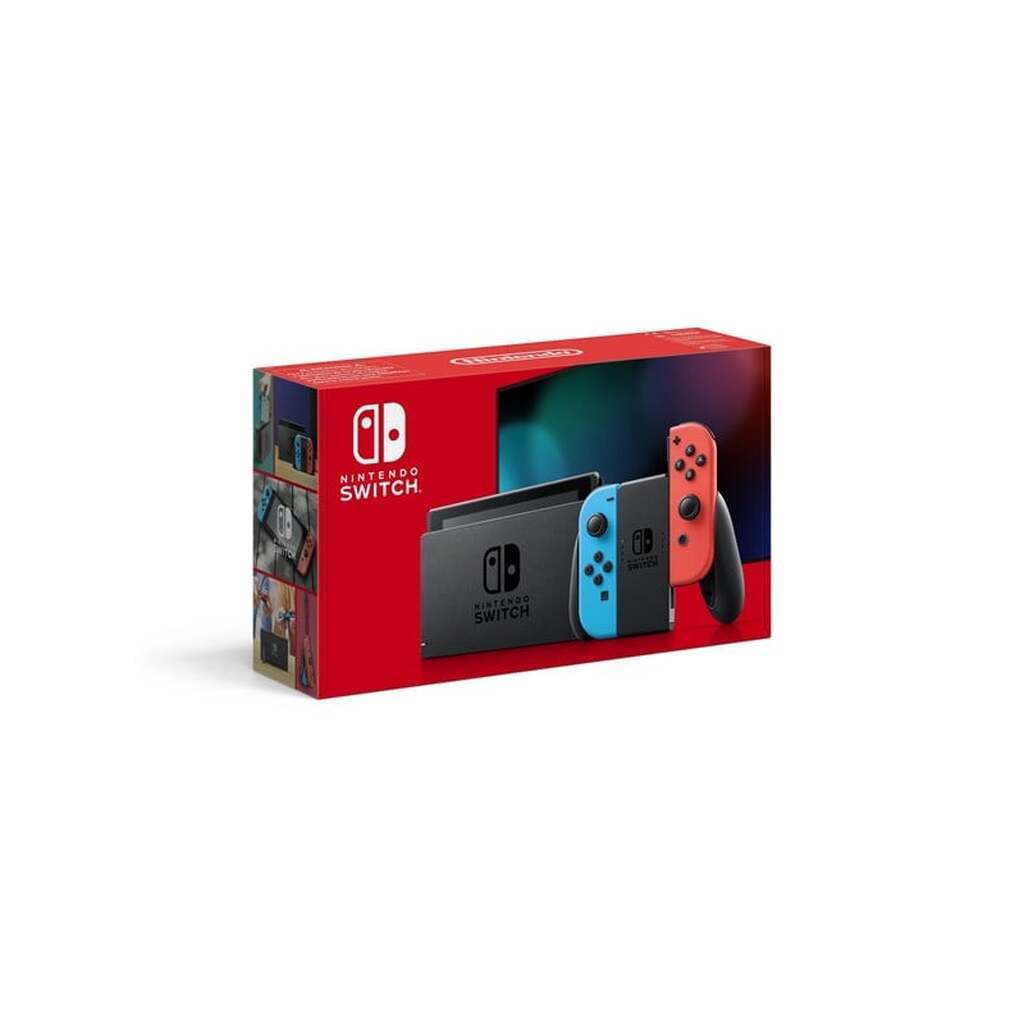 Nintendo Switch With Joy-Con - Neon Blue and Neon Red