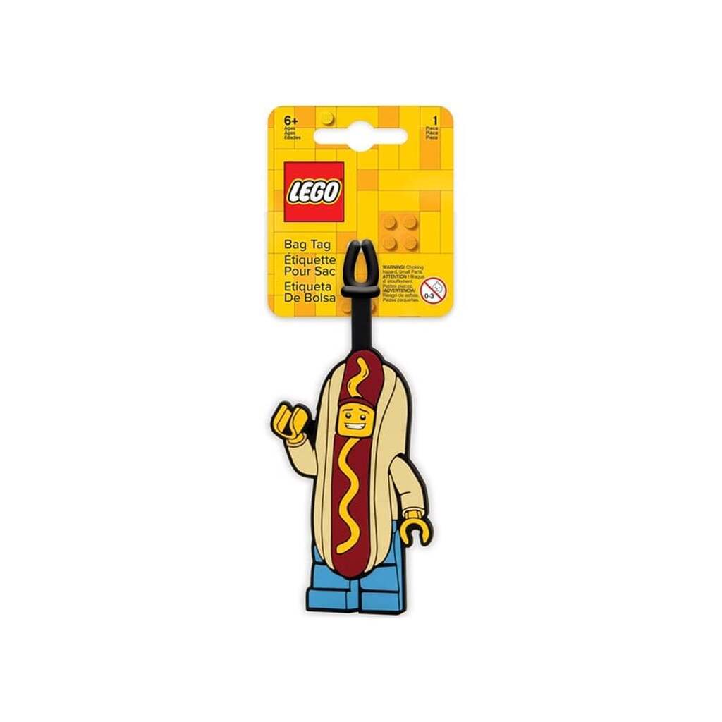 Euromic LEGO® Iconic Bag Tag-Hot Dog Man