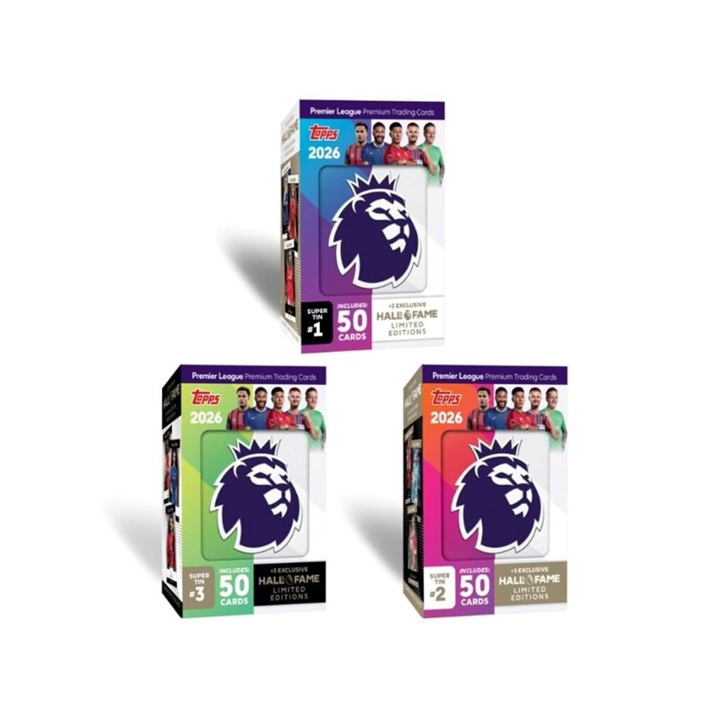 Topps Premier League Super Tin Assorted