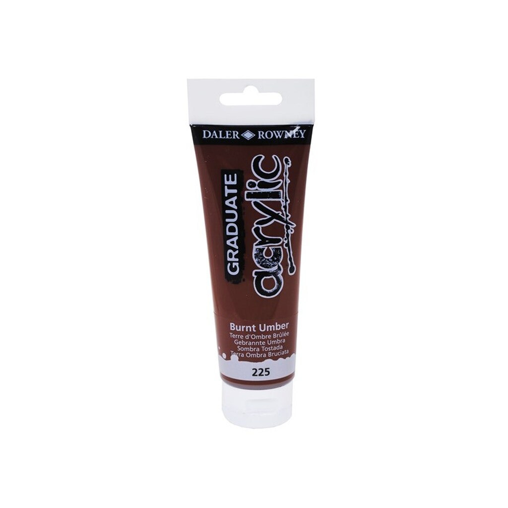Daler-Rowney Graduate Acrylic 120 ml Burnt Umber