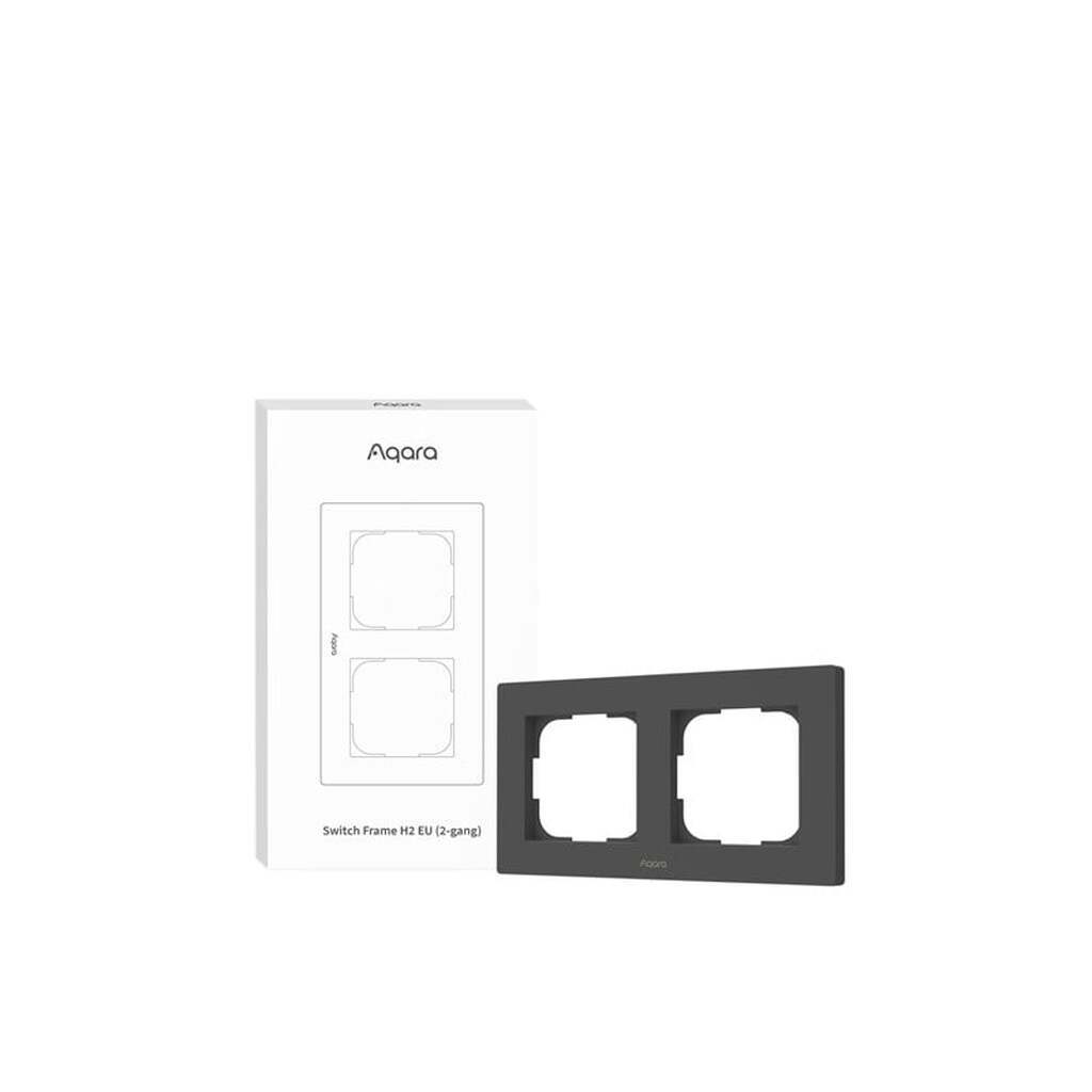 Aqara Switch Frame H2 EU Grey (2-gang)