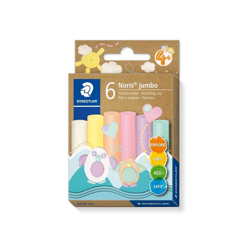 Staedtler NORIS JUNIOR MODELLERVOKS PASTEL
