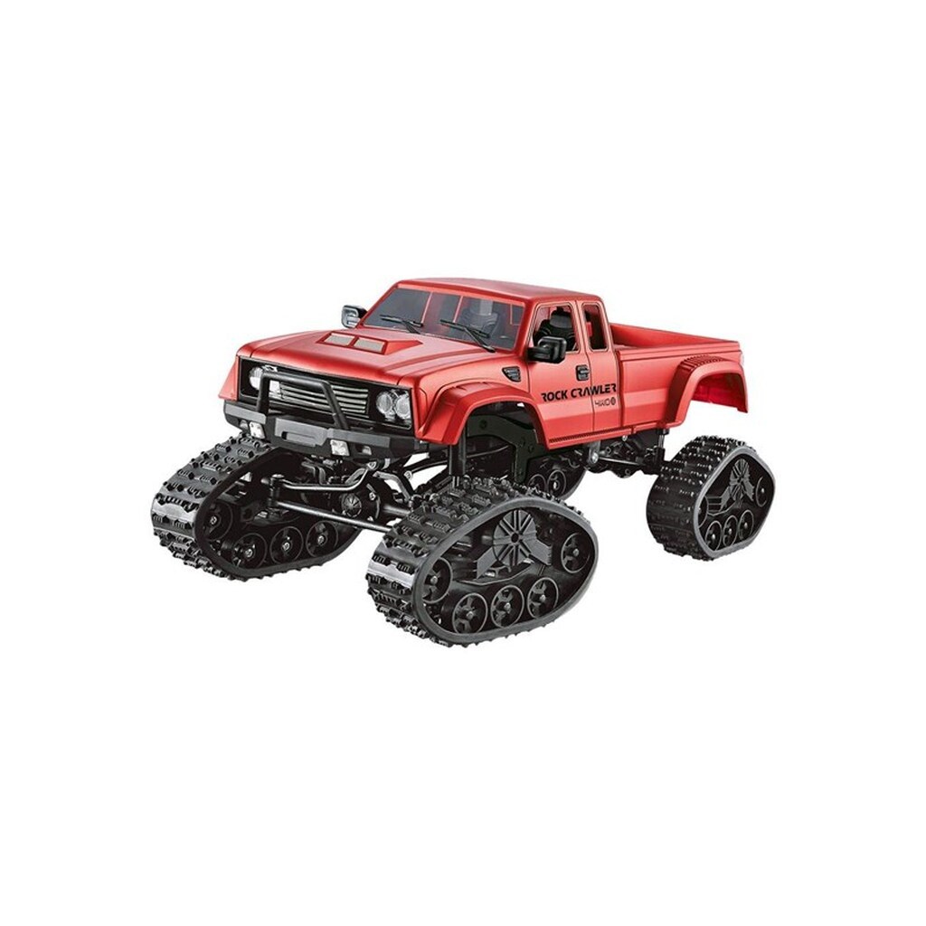 Amewi Pickup Truck with Wheels &amp; Chains 4WD RTR 1:16 Red