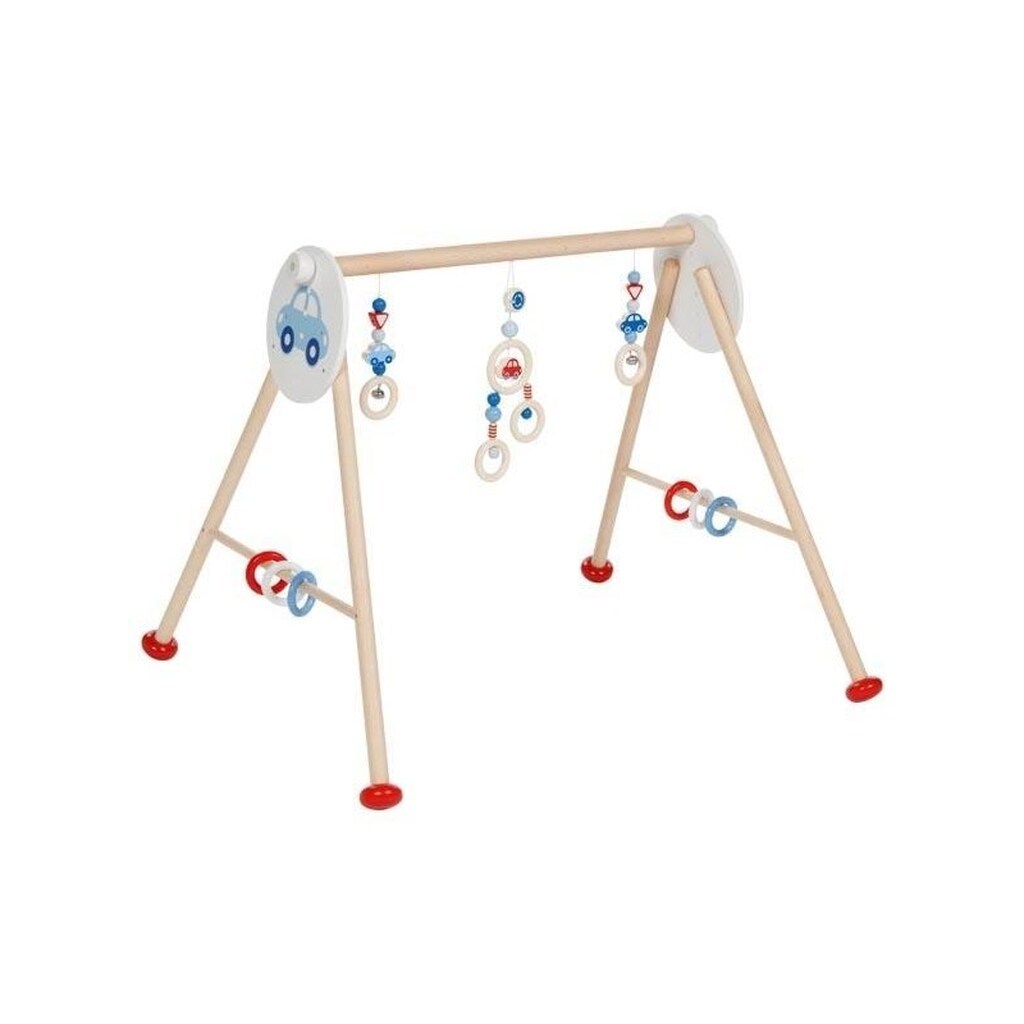 Goki Wooden Baby Gym Cars