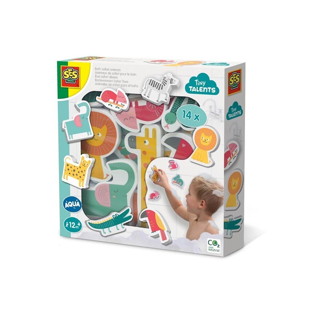 SES Creative Tiny Talents Bath Safari Animals