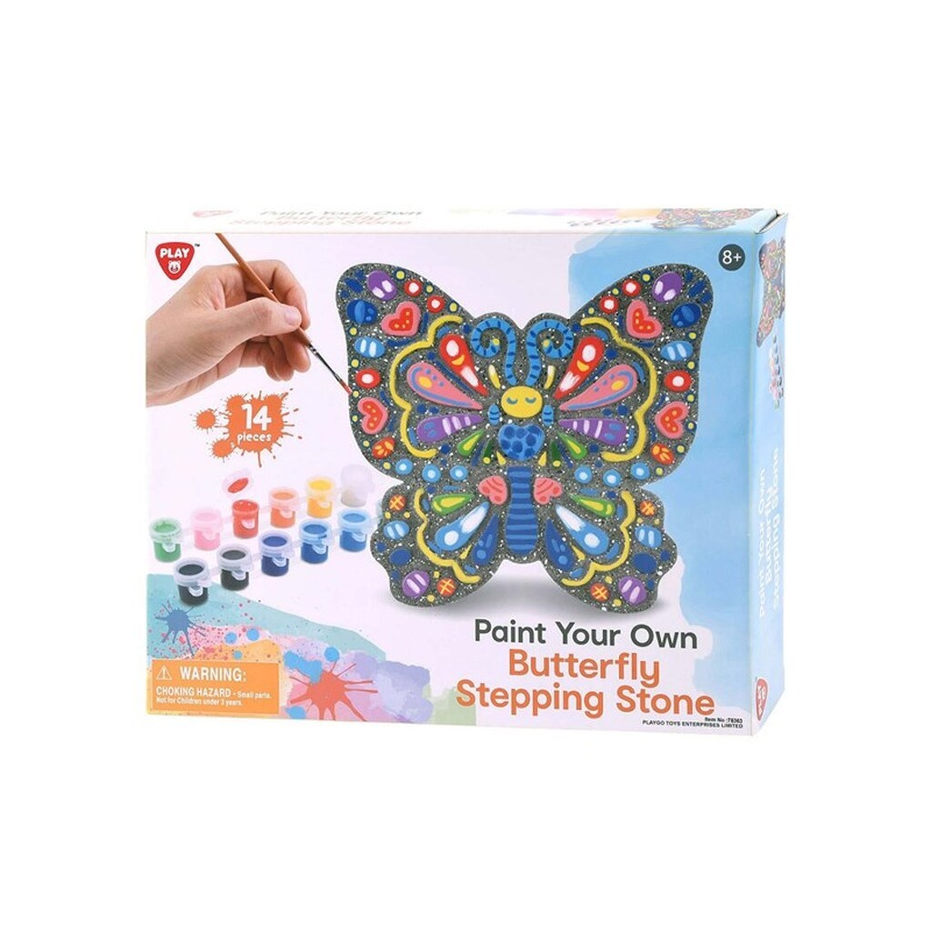 PLAY - Paint your own Cement Butterfly 14 pcs.